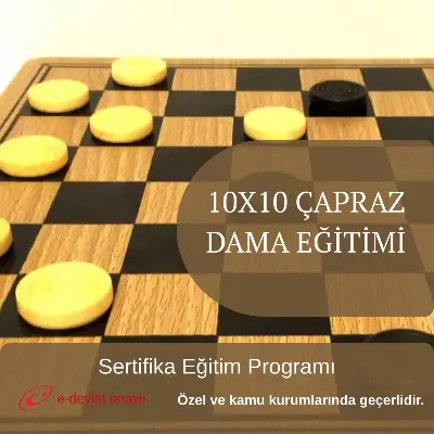 10X10 ÇAPRAZ DAMA EĞİTİMİ