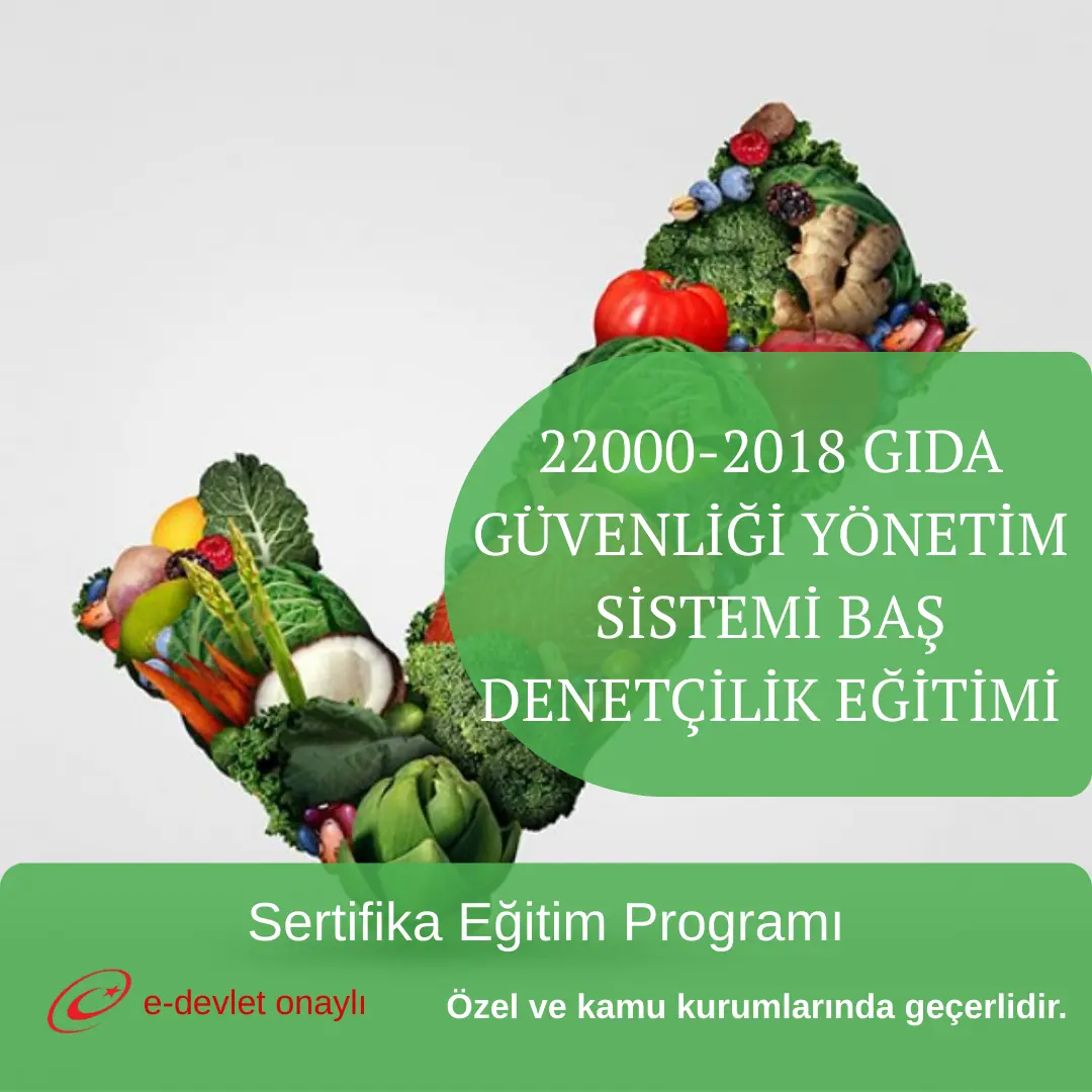 22000-2018 GIDA GÜVENLİĞİ YÖNETİM SİSTEMİ BAŞ DENETÇİLİK EĞİTİMİ