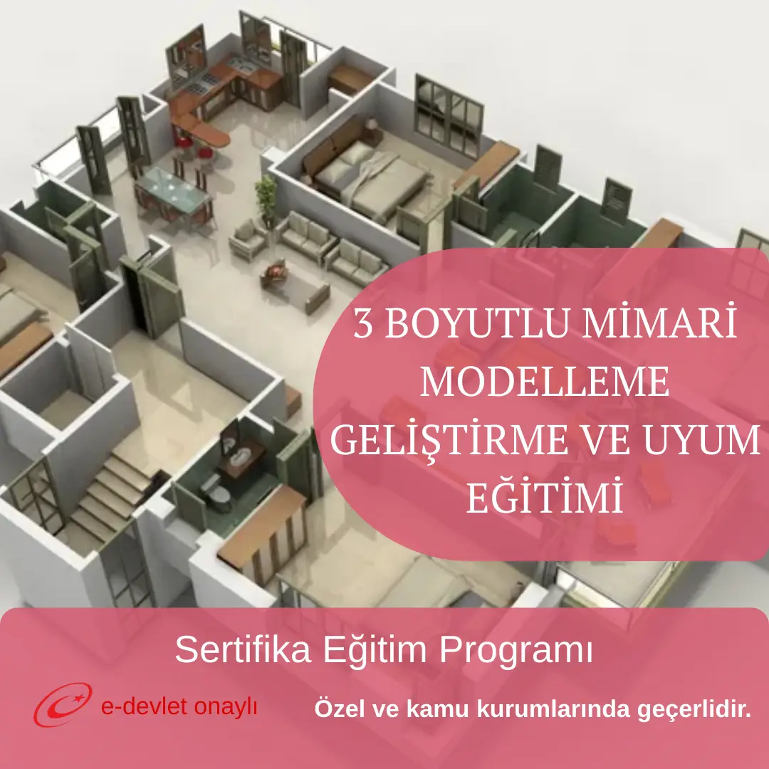 3 BOYUTLU MİMARİ MODELLEME GELİŞTİRME VE UYUM EĞİTİMİ