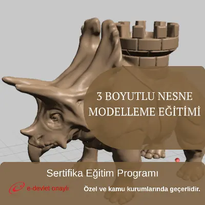 3 BOYUTLU NESNE MODELLEME EĞİTİMİ