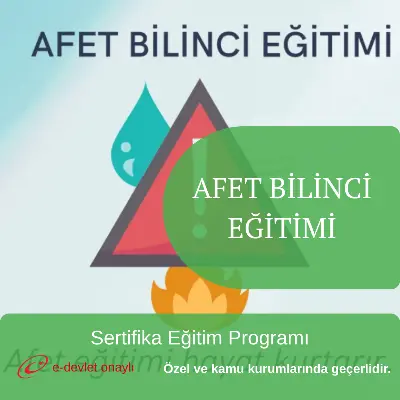 AFET BİLİNCİ EĞİTİMİ