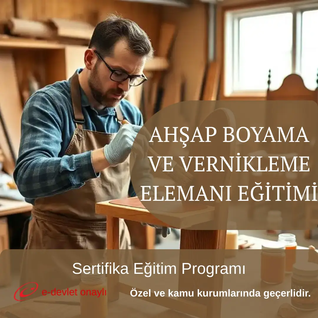 AHŞAP BOYAMA VE VERNİKLEME ELEMANI EĞİTİMİ