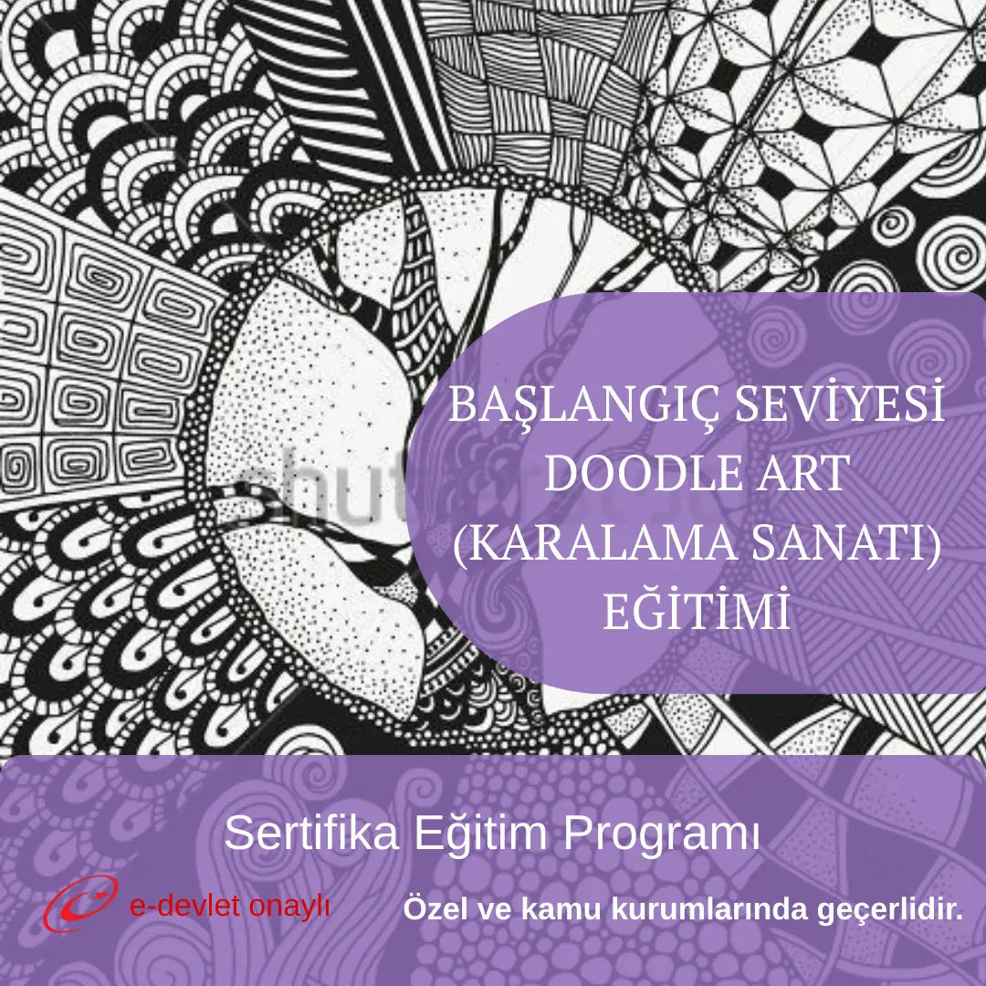 BAŞLANGIÇ SEVİYESİ DOODLE ART (KARALAMA SANATI) EĞİTİMİ