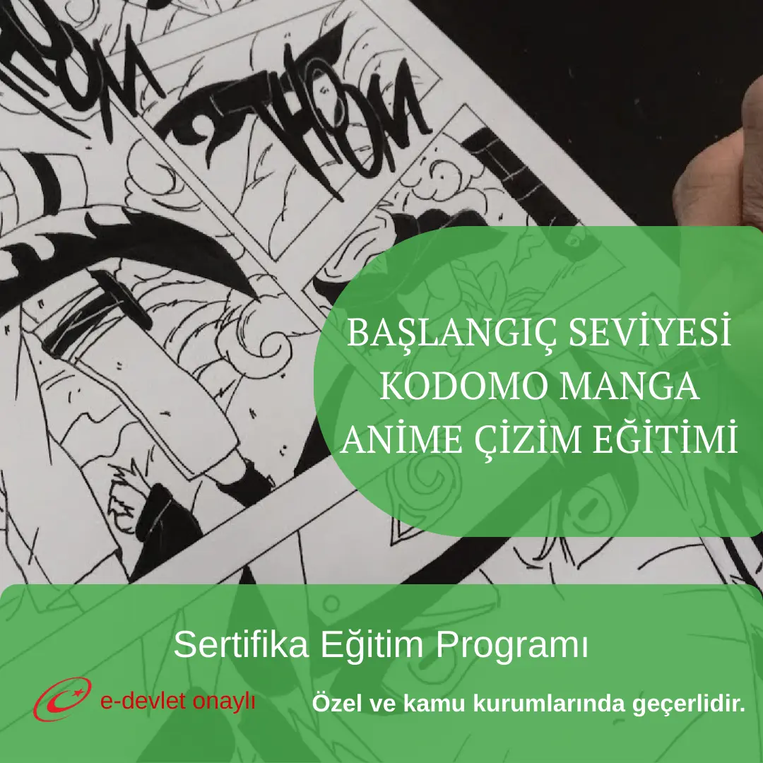 BAŞLANGIÇ SEVİYESİ KODOMO MANGA ANİME ÇİZİM EĞİTİMİ