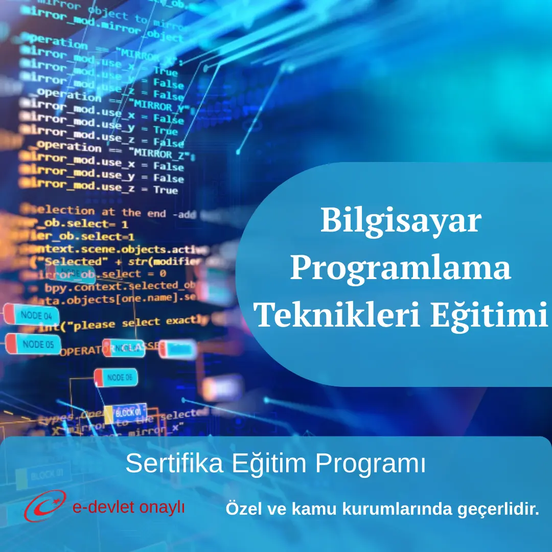 Bilgisayar Programlama Teknikleri Eğitimi