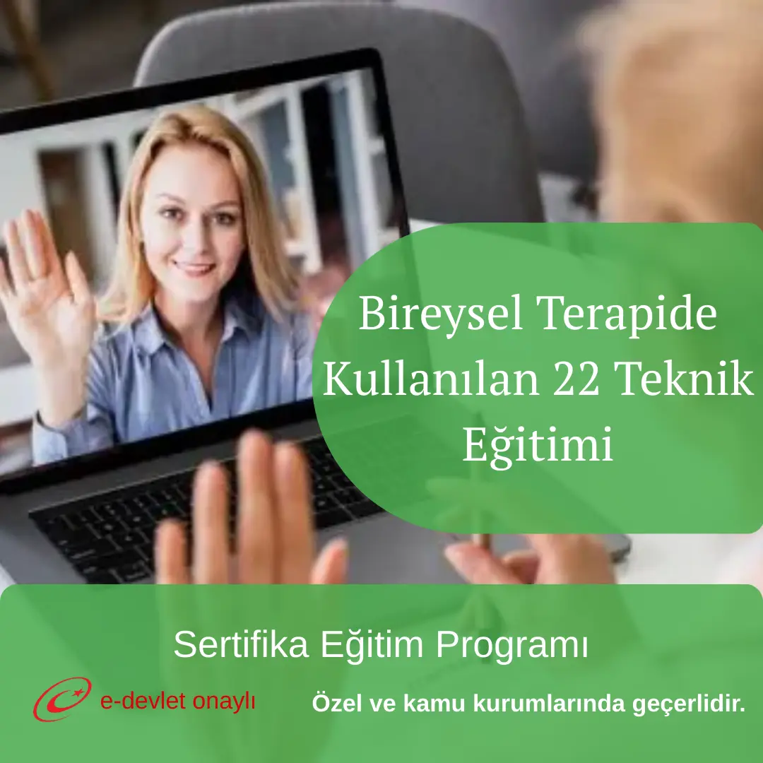 Bireysel Terapide Kullanılan 22 Teknik Eğitimi