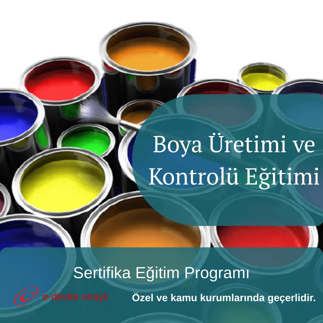 Boya Üretimi ve Kontrolü Eğitimi