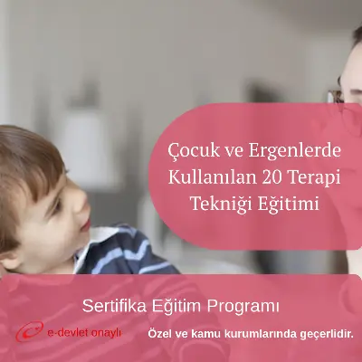 Çocuk ve Ergenlerde Kullanılan 20 Terapi Tekniği Eğitimi