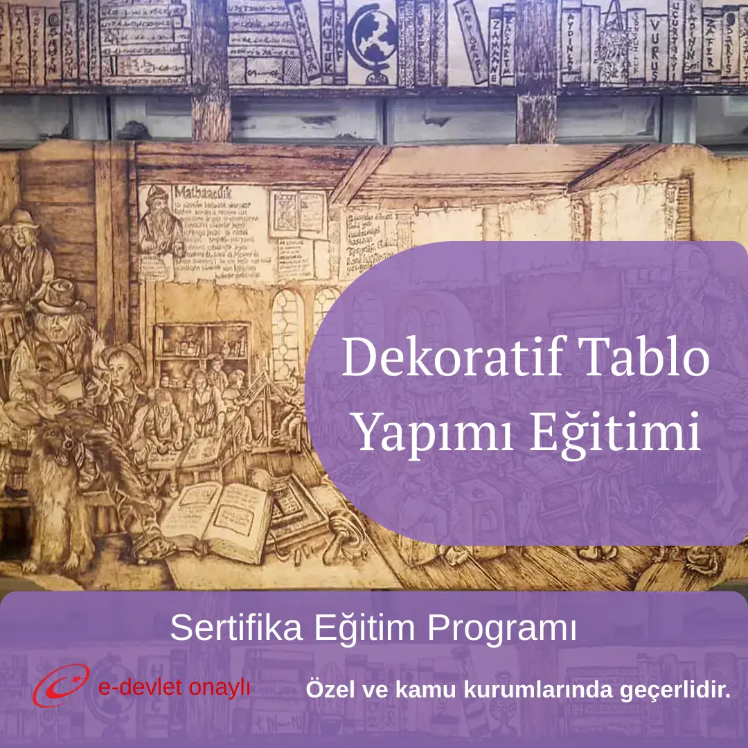 Dekoratif Tablo Yapımı Eğitimi