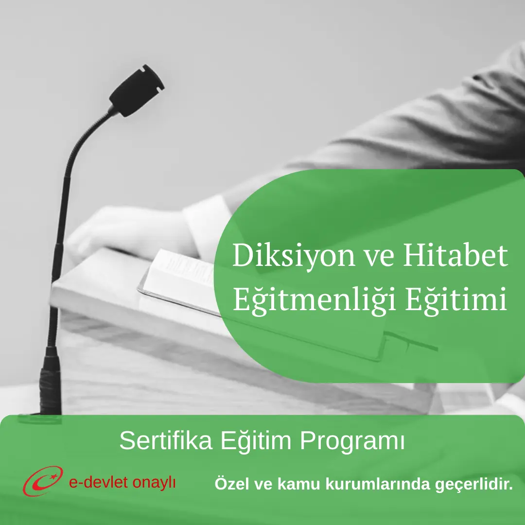 Diksiyon ve Hitabet Eğitmenliği Eğitimi