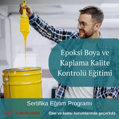 Epoksi Boya ve Kaplama Kalite Kontrolü Eğitimi
