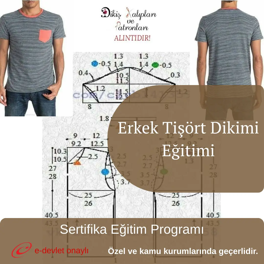 Erkek Tişört Dikimi Eğitimi