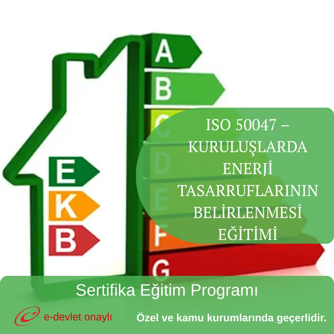ISO 50047 – KURULUŞLARDA ENERJİ TASARRUFLARININ BELİRLENMESİ EĞİTİMİ