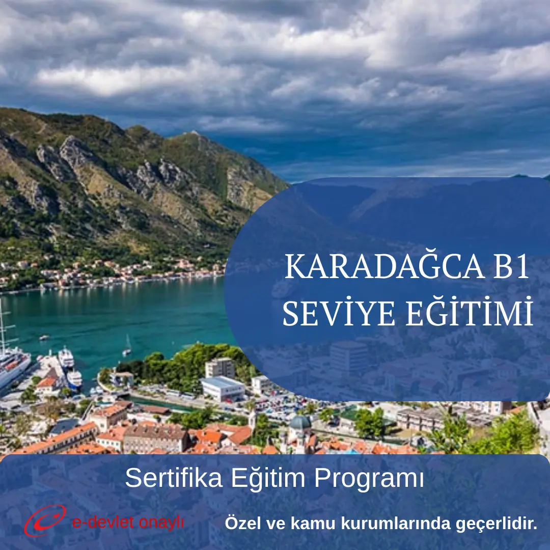 KARADAĞCA B1 SEVİYE EĞİTİMİ