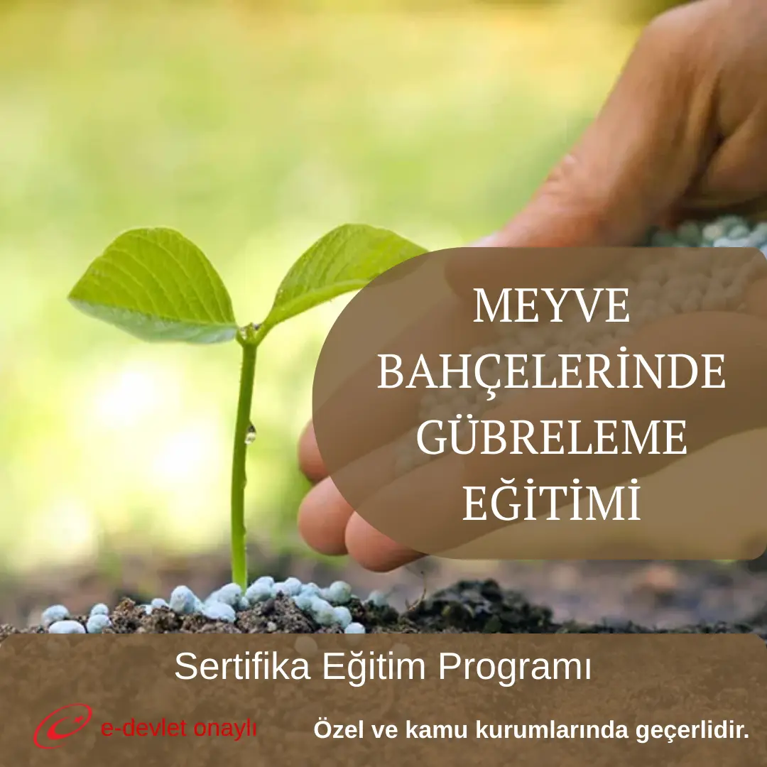 MEYVE BAHÇELERİNDE GÜBRELEME EĞİTİMİ