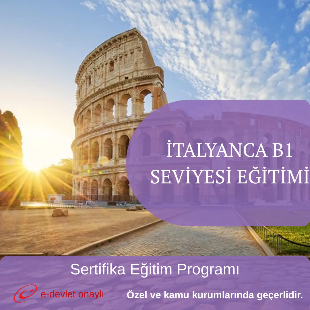 İTALYANCA B1 SEVİYESİ EĞİTİMİ